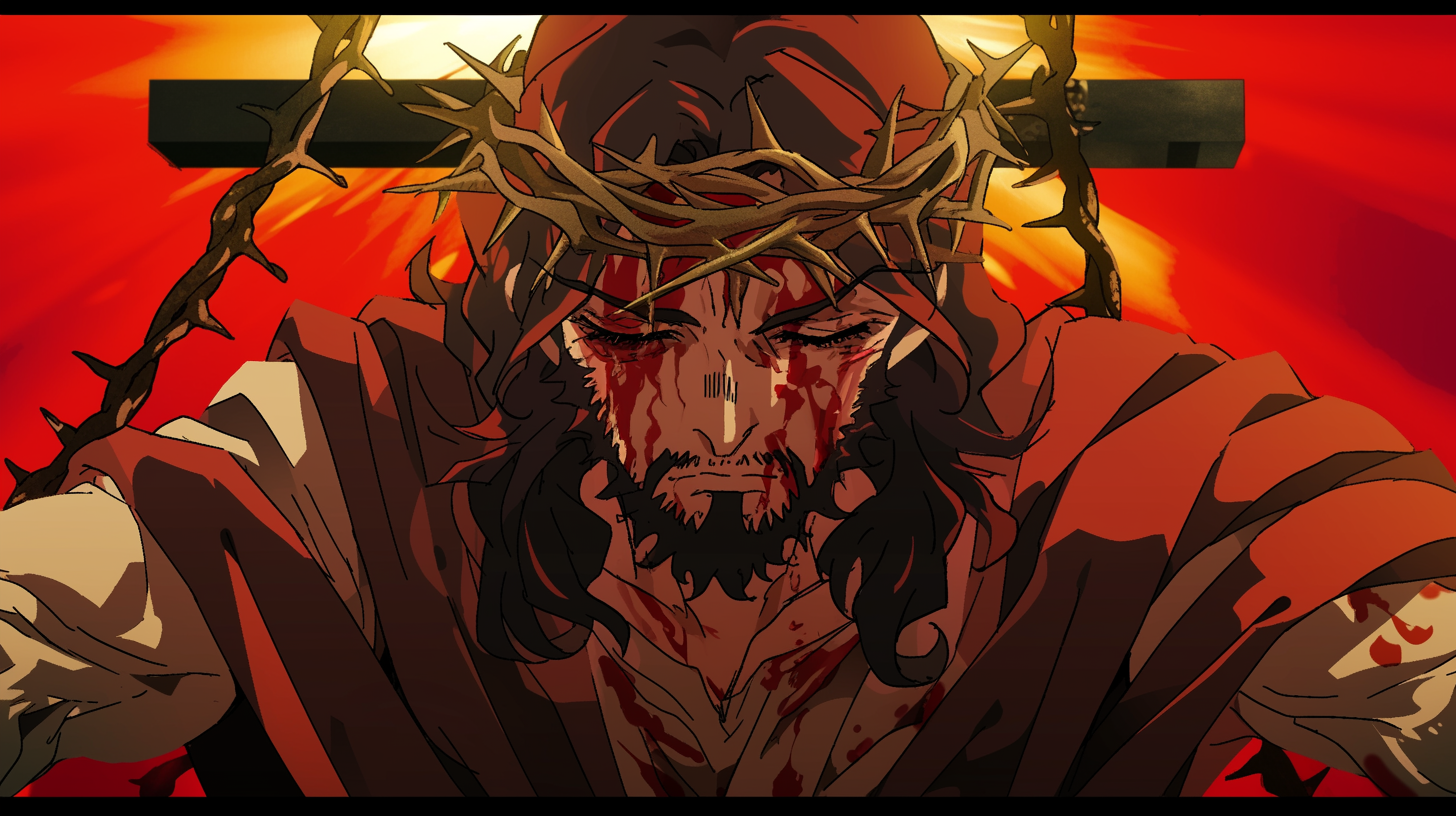 Jesus in Demon Slayer Style