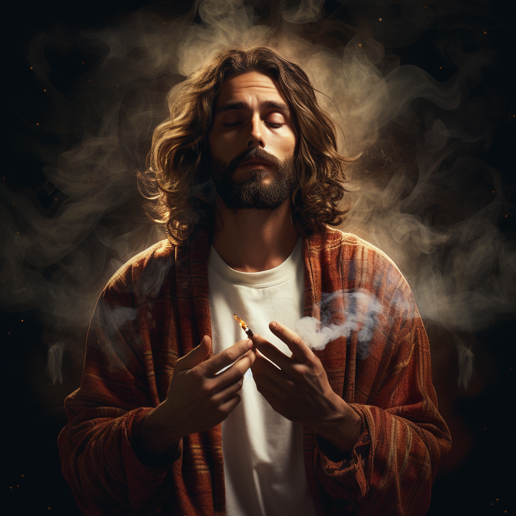 Jesus with Cigarettes