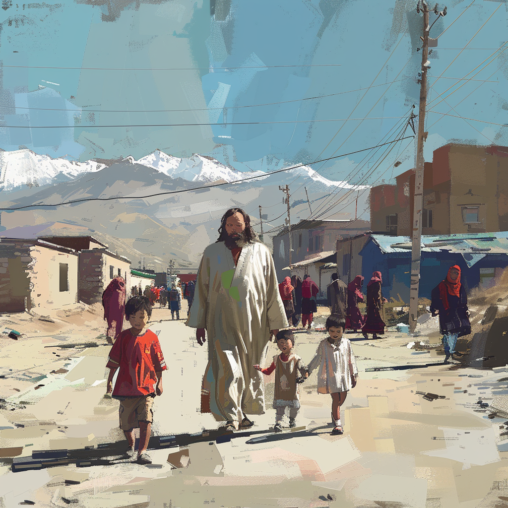 Youth in Mongolia digital art