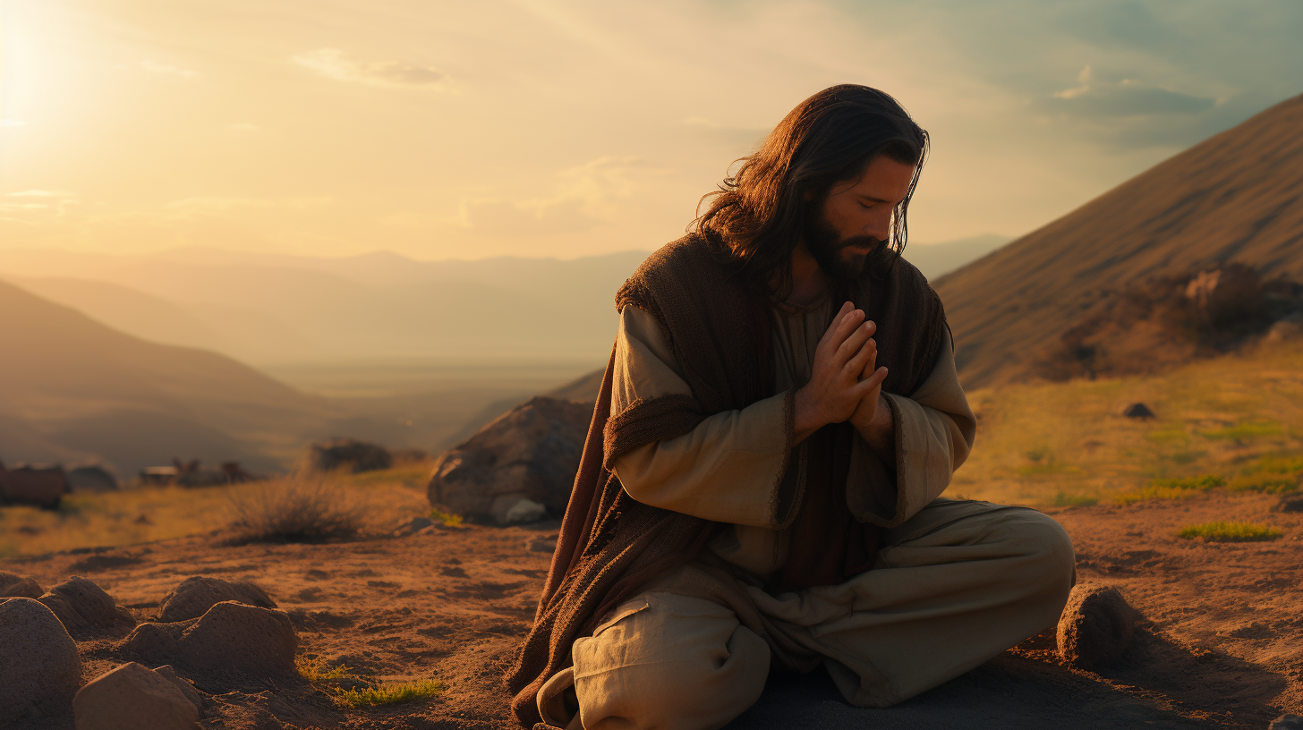 Jesus Prayer High Resolution Image