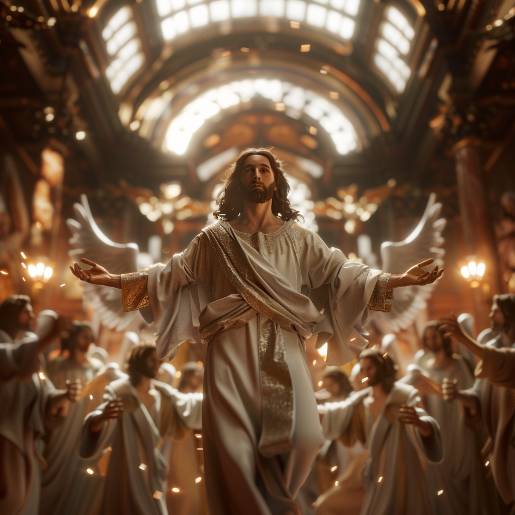 Jesus Hosts of Heaven Unreal Engine