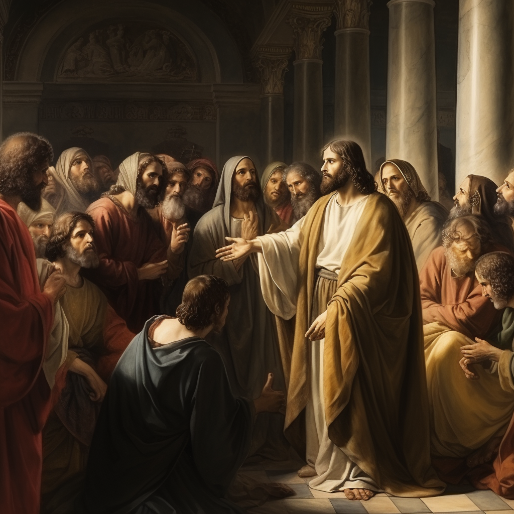 Jesus beginning his public ministry