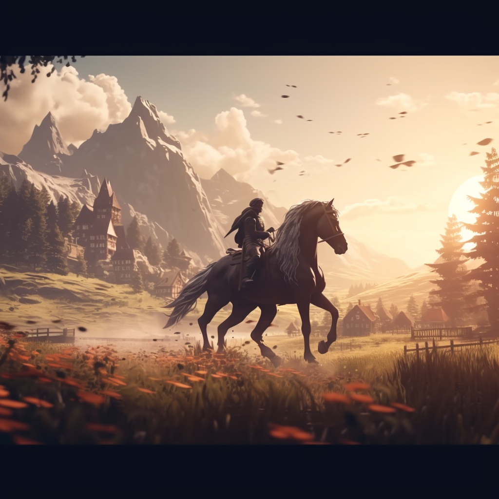 Joyful horse-filled video game experience