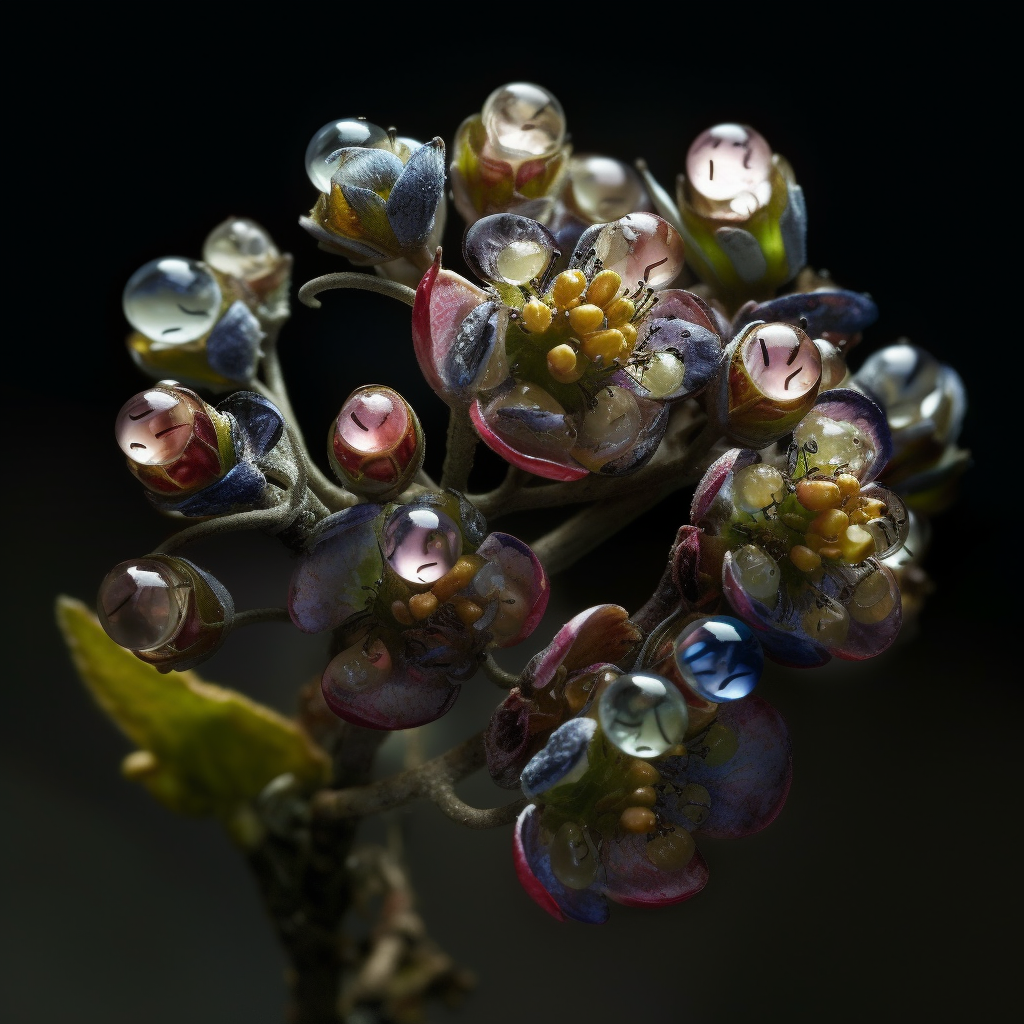 Stunning jewelry flower gems