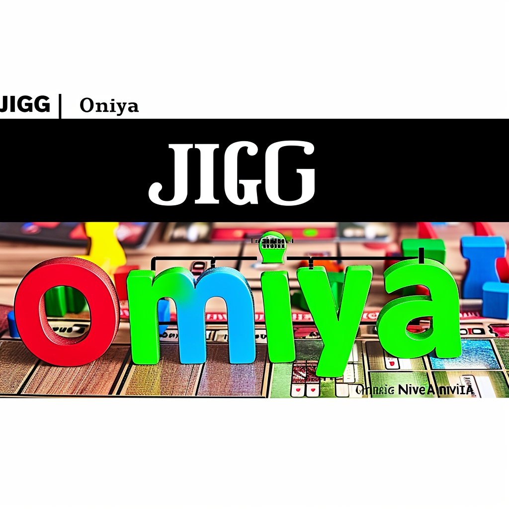 Colorful board game event banner with JIGG Omiya