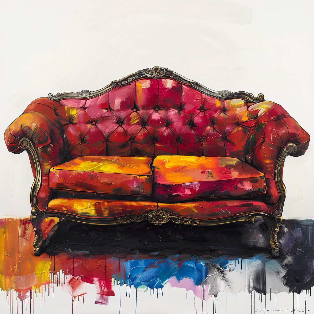 Jim Dine Art Couch Image