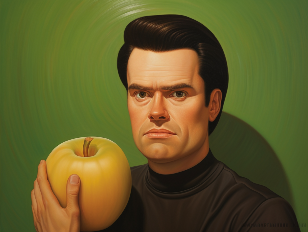 Famous Jim Carey painting by Fernando Botero