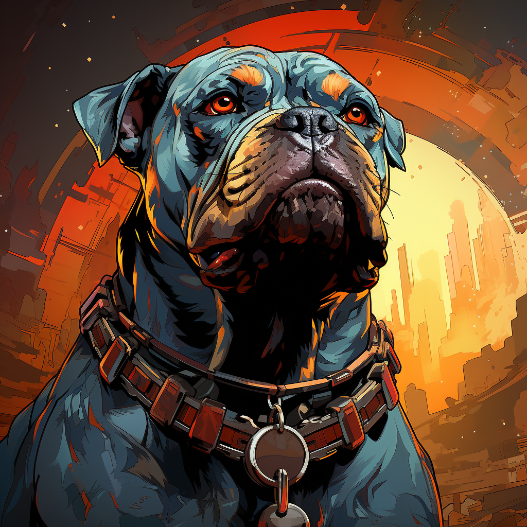 Bulldog Illustration