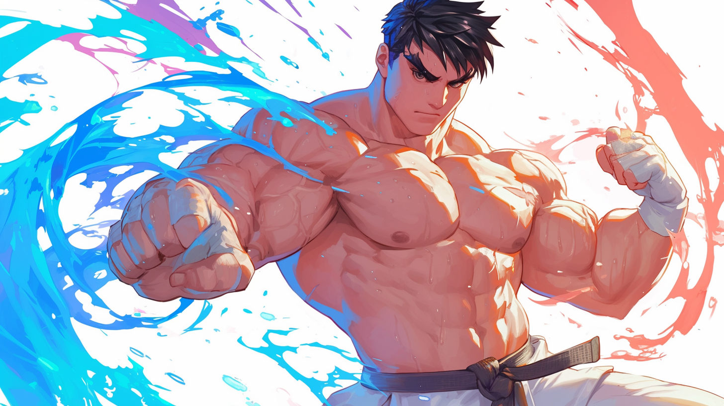 Asain man Jin Kazama