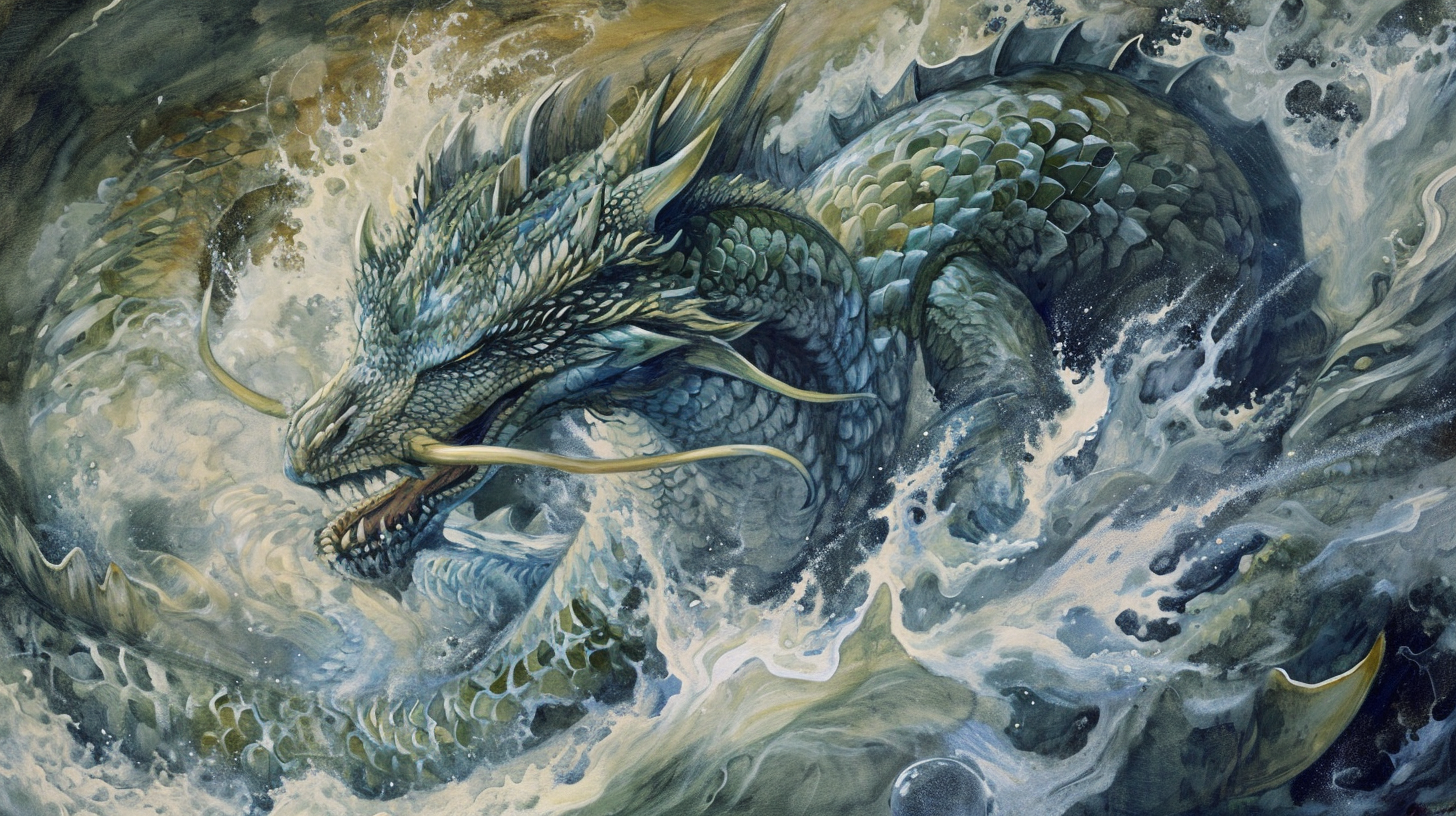 Jody Bergsma Jörmungandr Painting