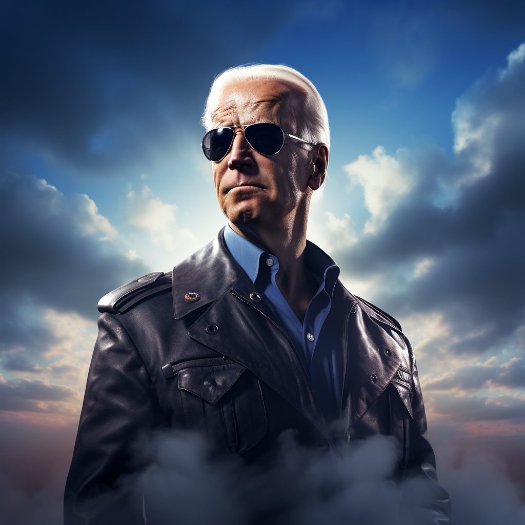 Joe Biden Aviators Badass Image