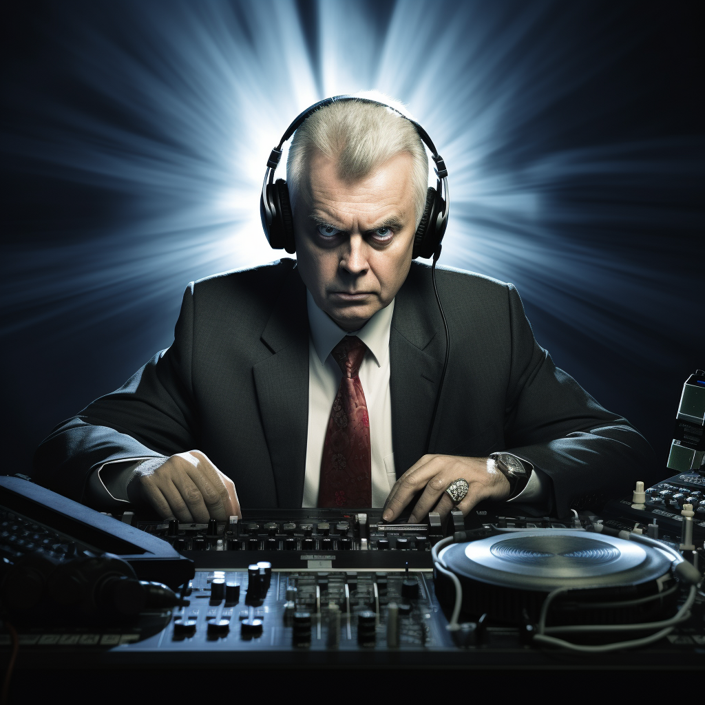 John Diefenbaker as Techno DJ