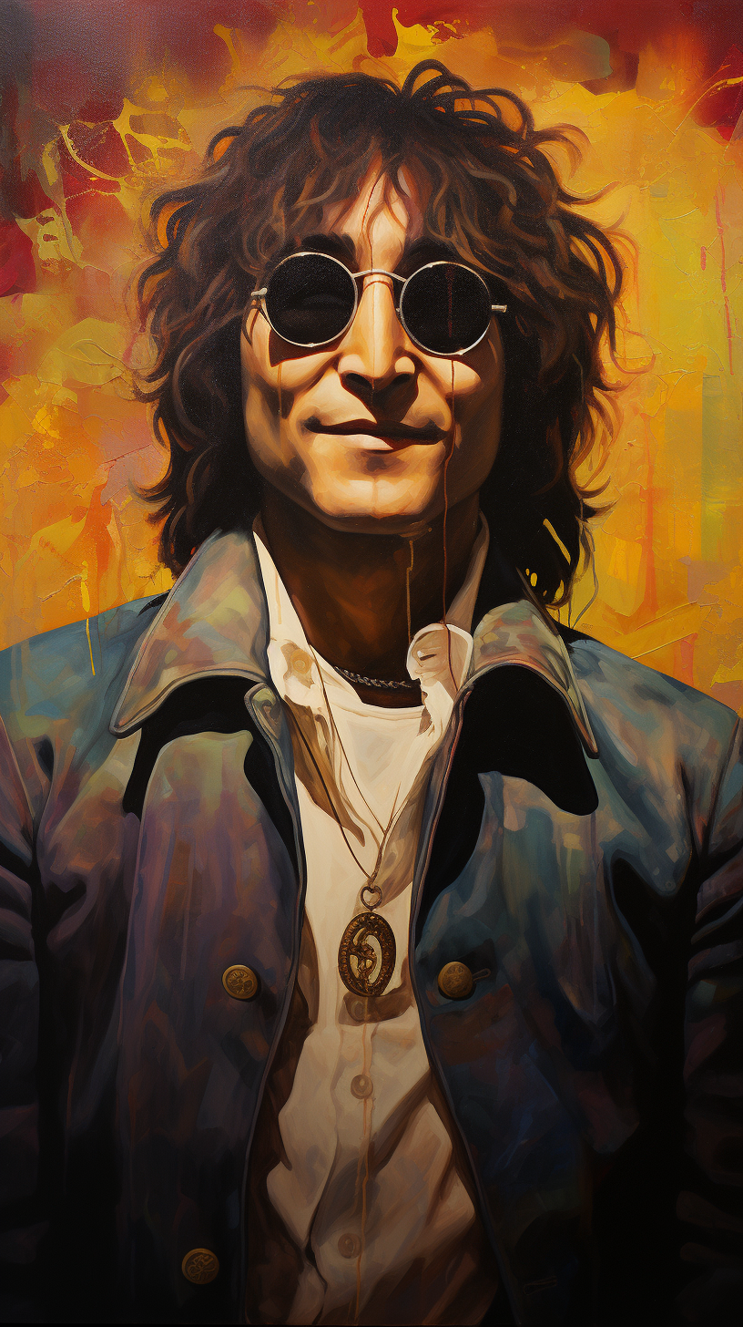 Portrait of John Lennon