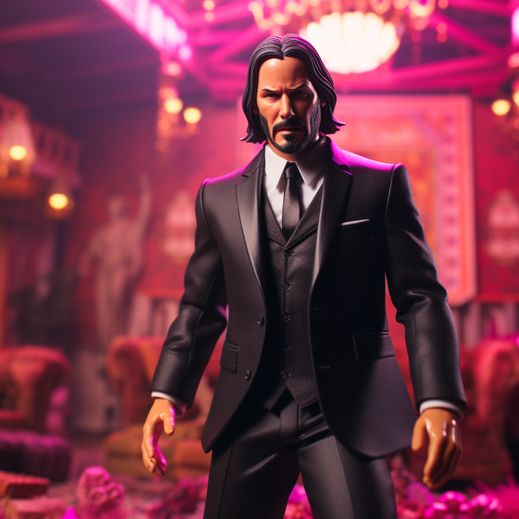 John Wick explores the Barbie world