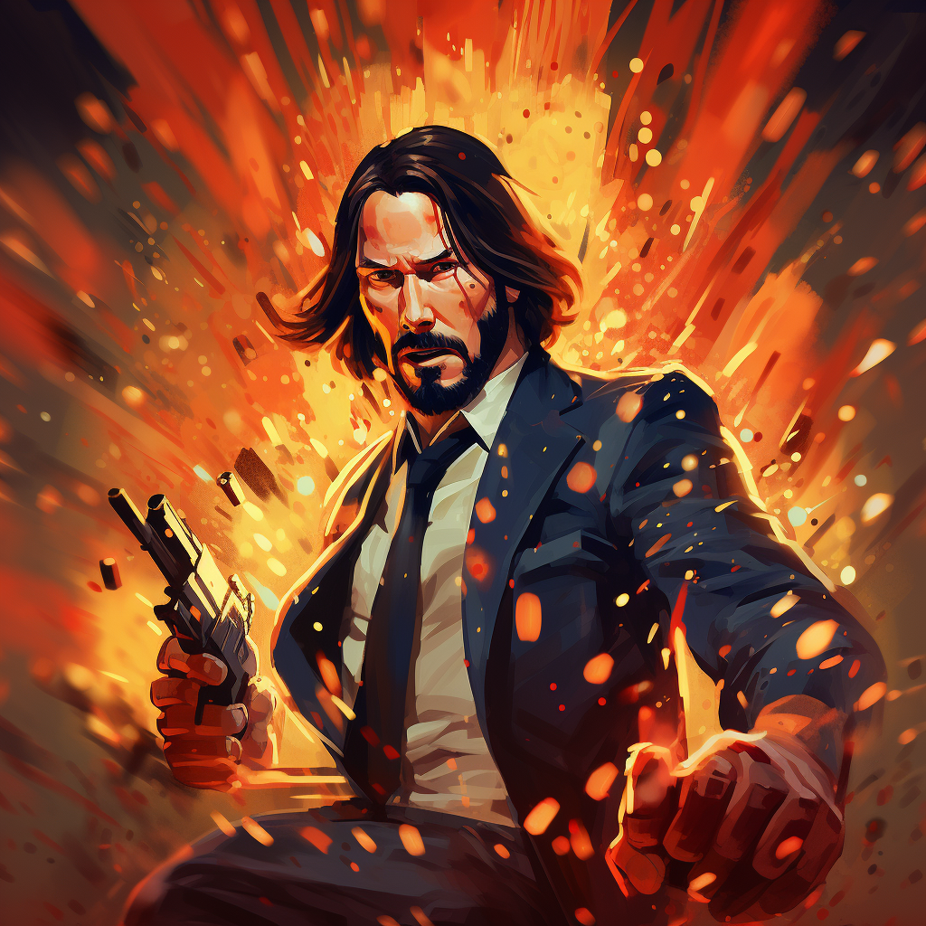 John Wick Disney Pixar Character Action