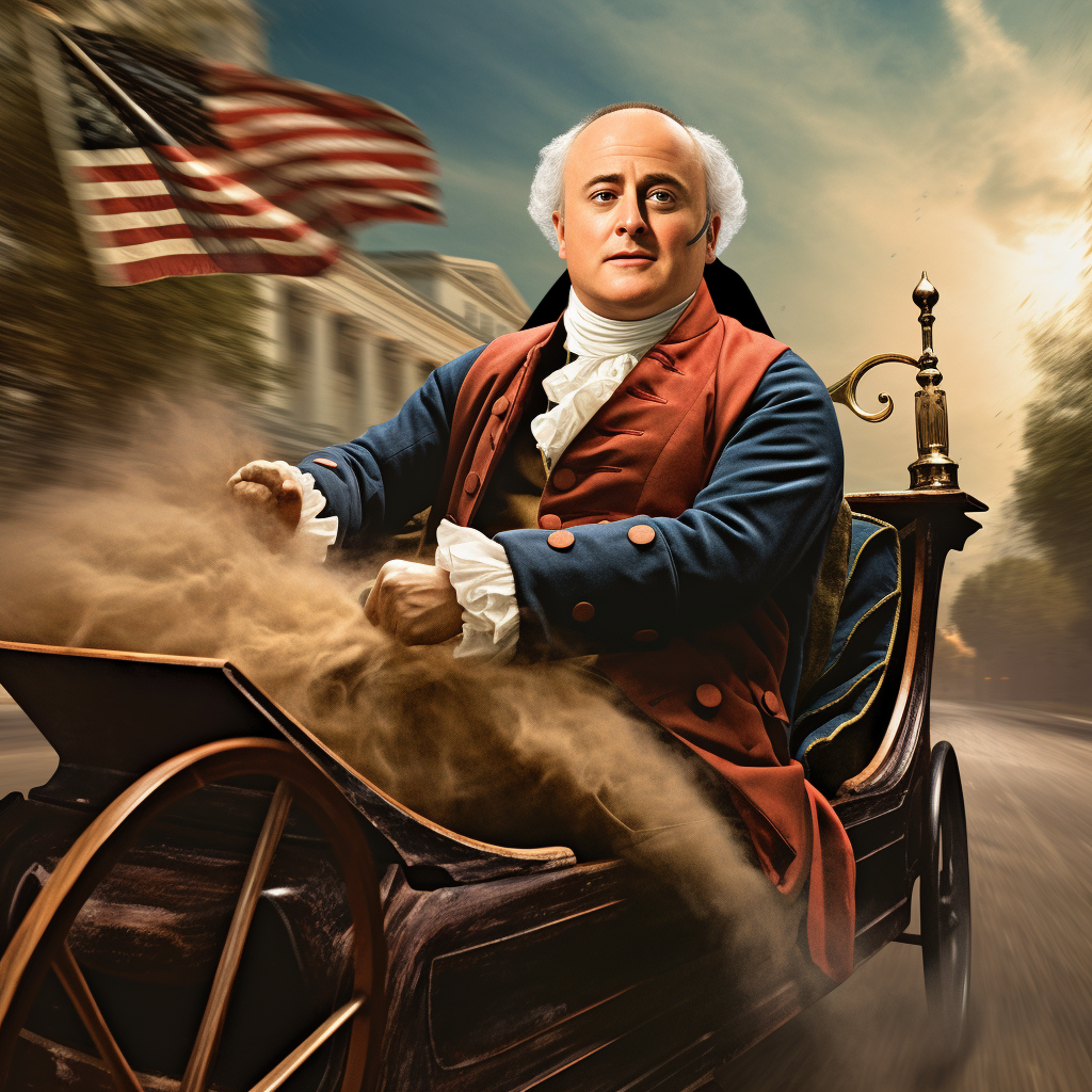 John Adams giving speed to Congress