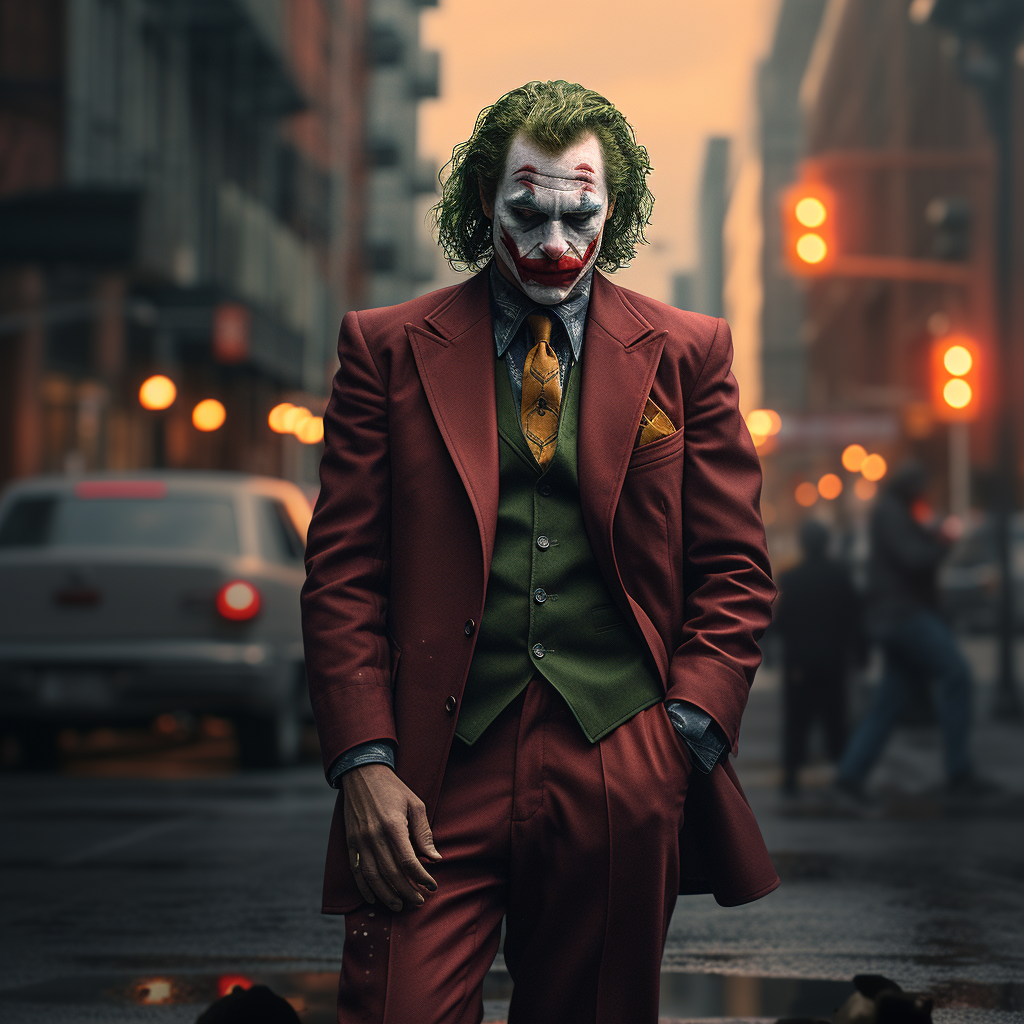 Colorgraded image inspired by the Joker movie