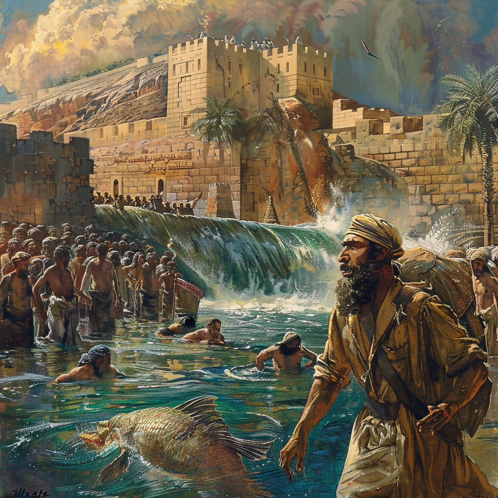 Jonah proclaims Nineveh's destruction