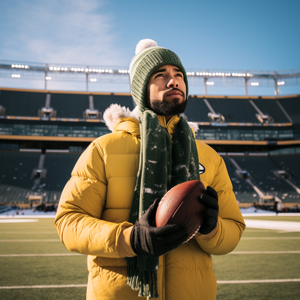 Packers QB Jordan Love in action