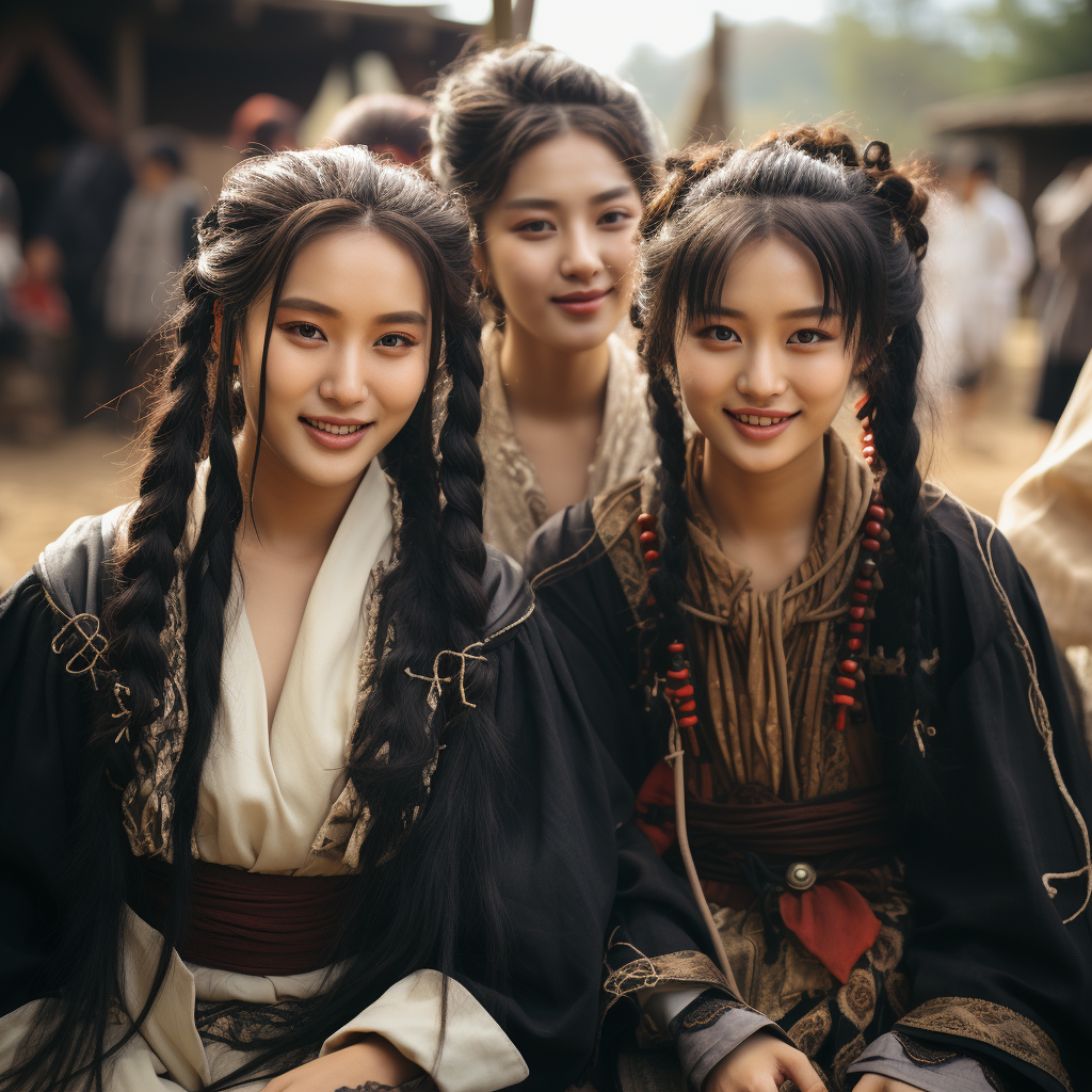 Beautiful Joseon Dynasty Denggi Hair