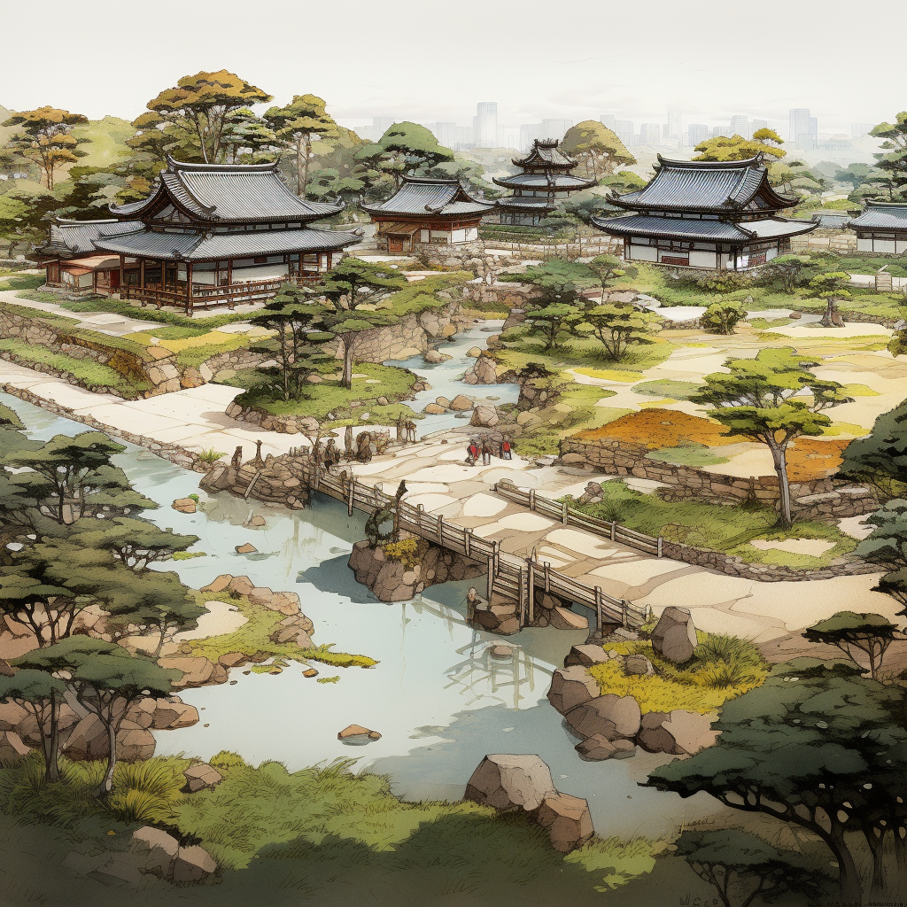 Reconstructed Joseon Dynasty Garden