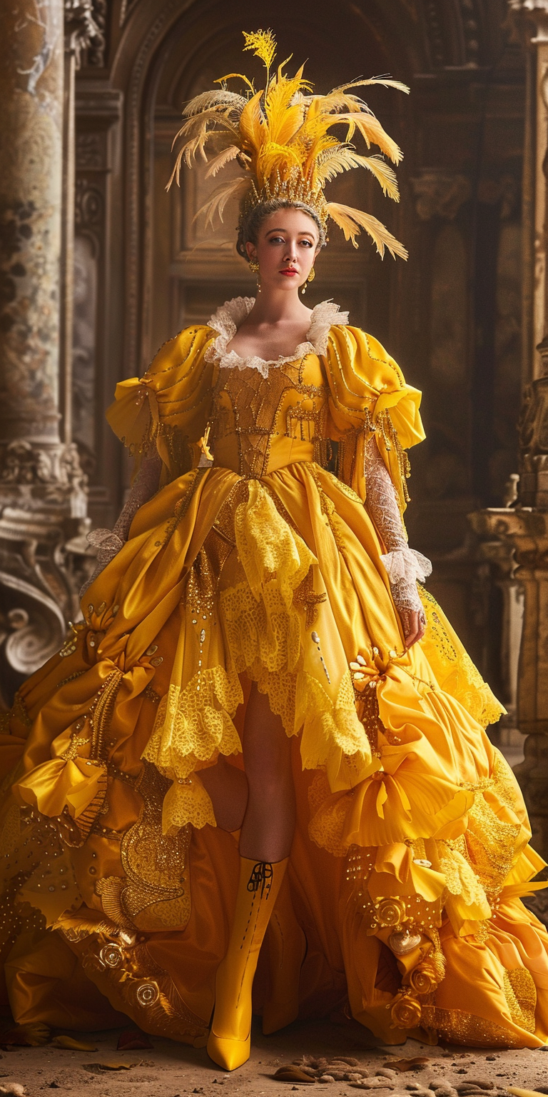 Joseph Gordon Levitt yellow dress