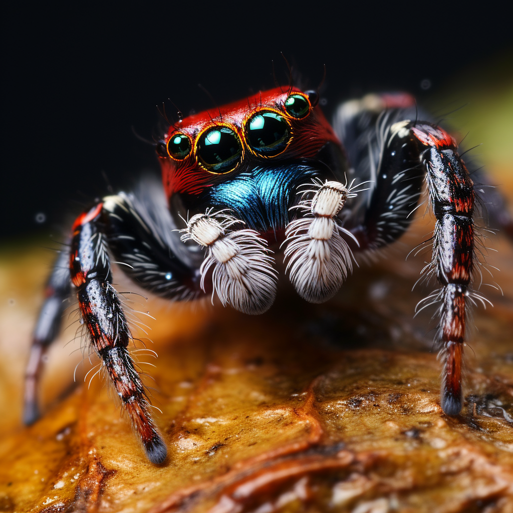 Close-up of a Jumping Spider