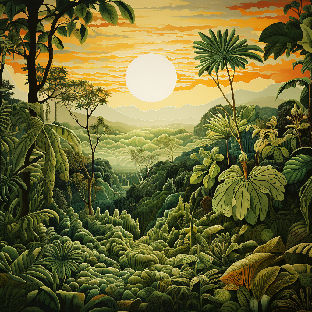 Tropical Jungle Wall Mural