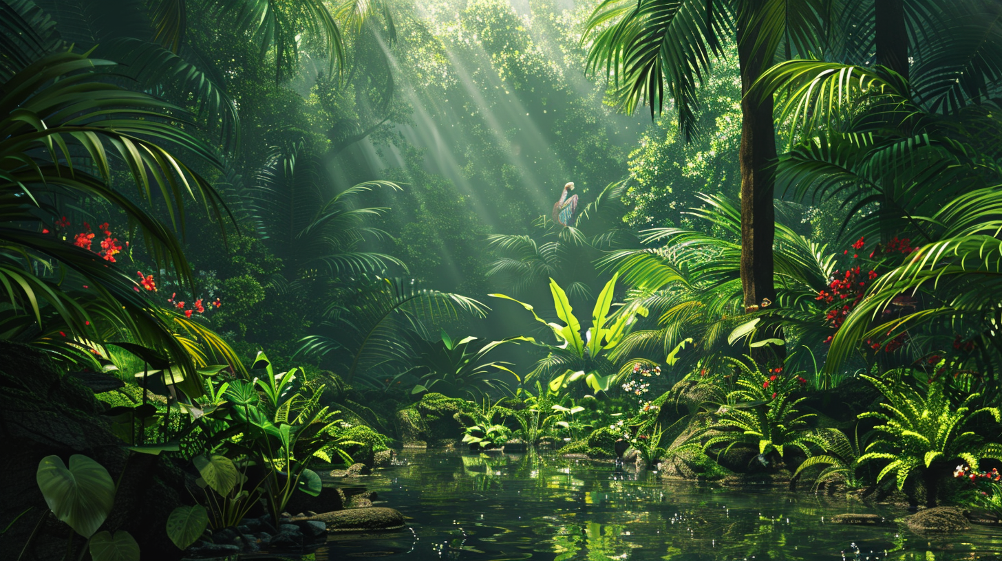 Jungle Scape Digital Art