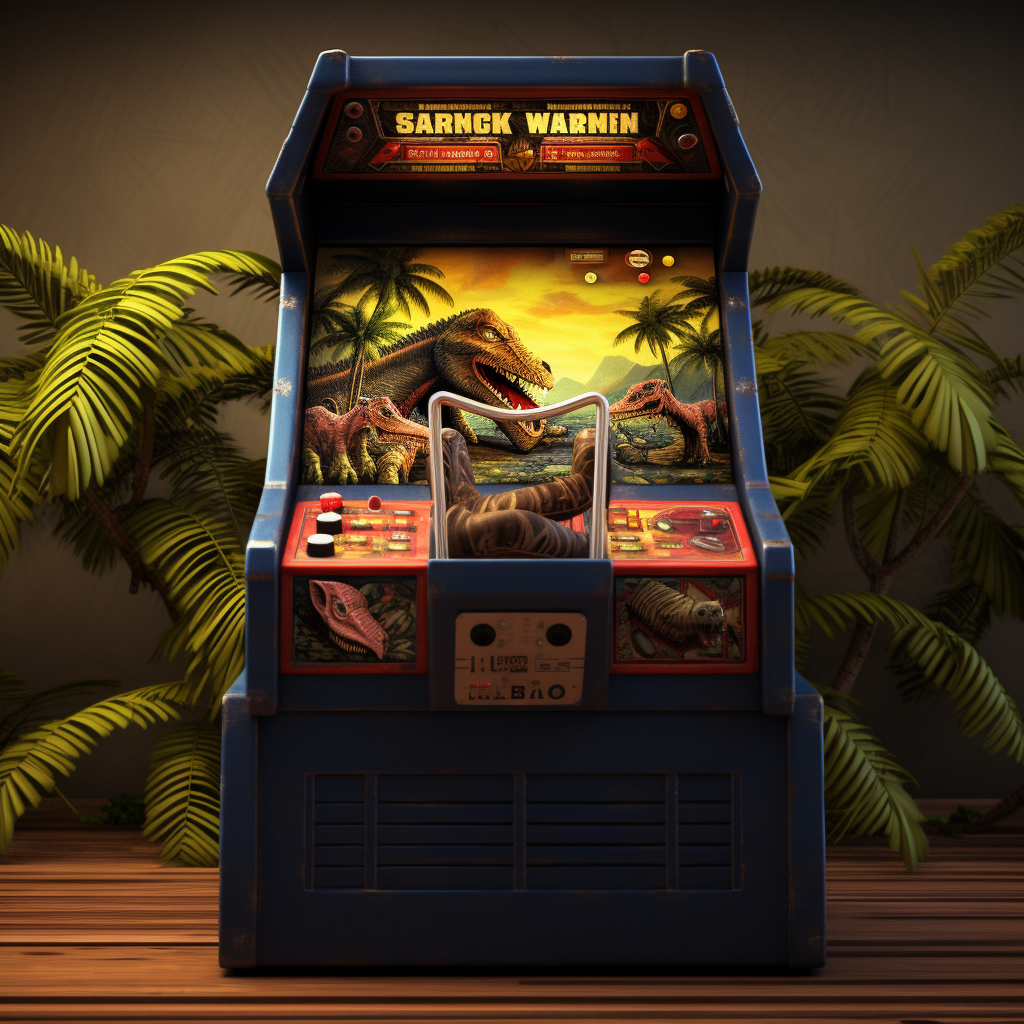 Jurassic Park Arcade Machine