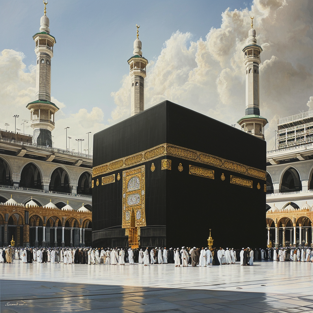 Super Realistic Image of the Kaaba in Mekkah