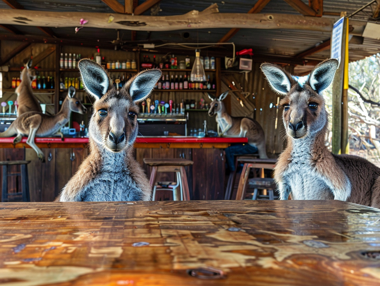 Kangaroo Bar Scene Australia