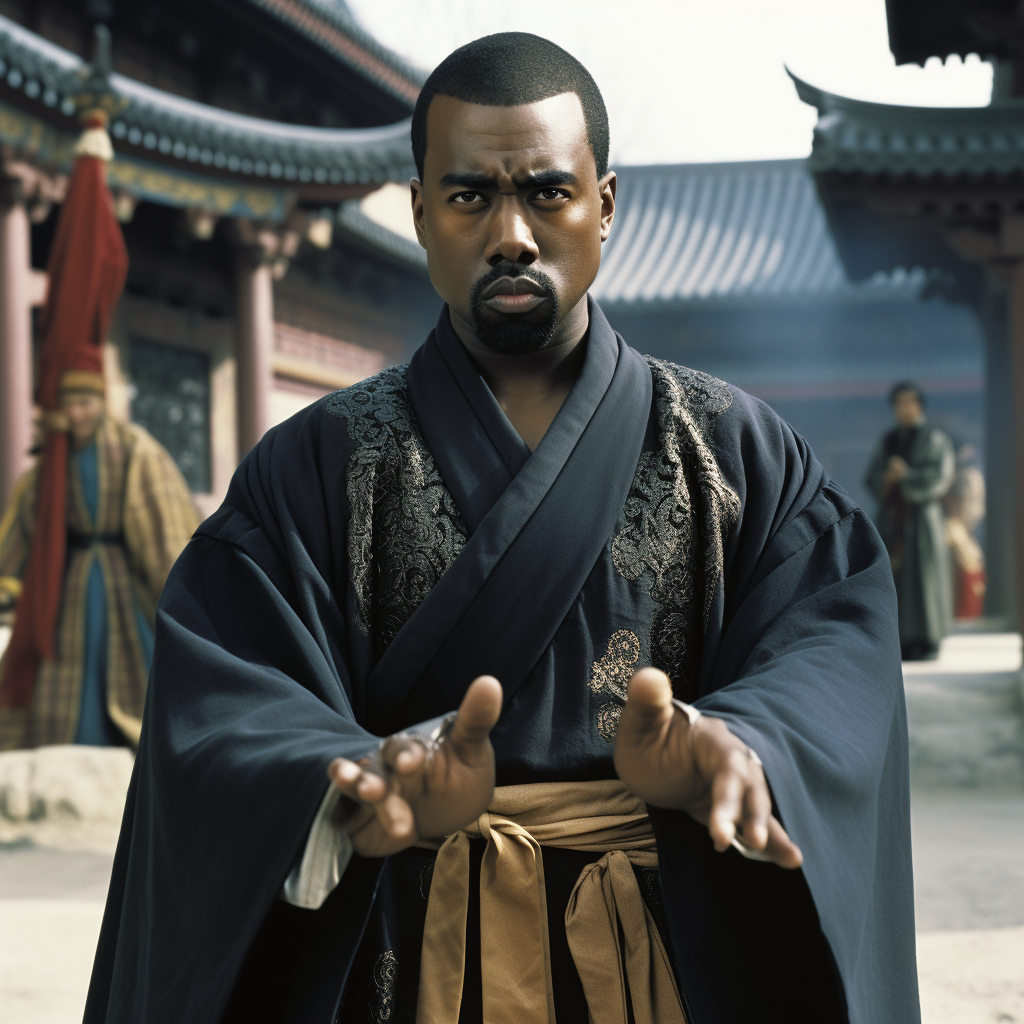 Kanye in Kung-Fu Movie Poster