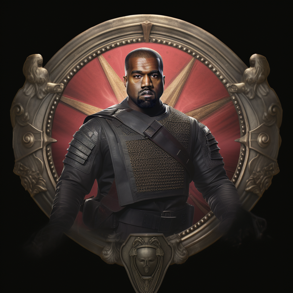 Kanye West's powerful shield