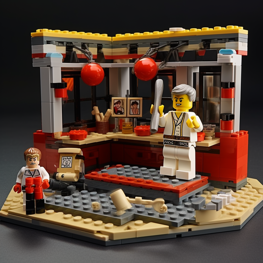 Karate Kid Lego Set Box Image