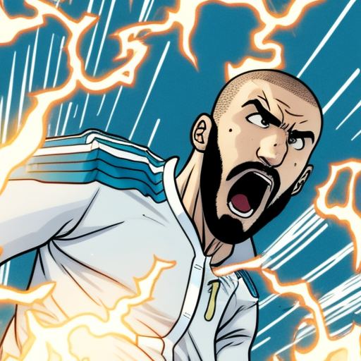 Karim Benzema Soccer Action Hero