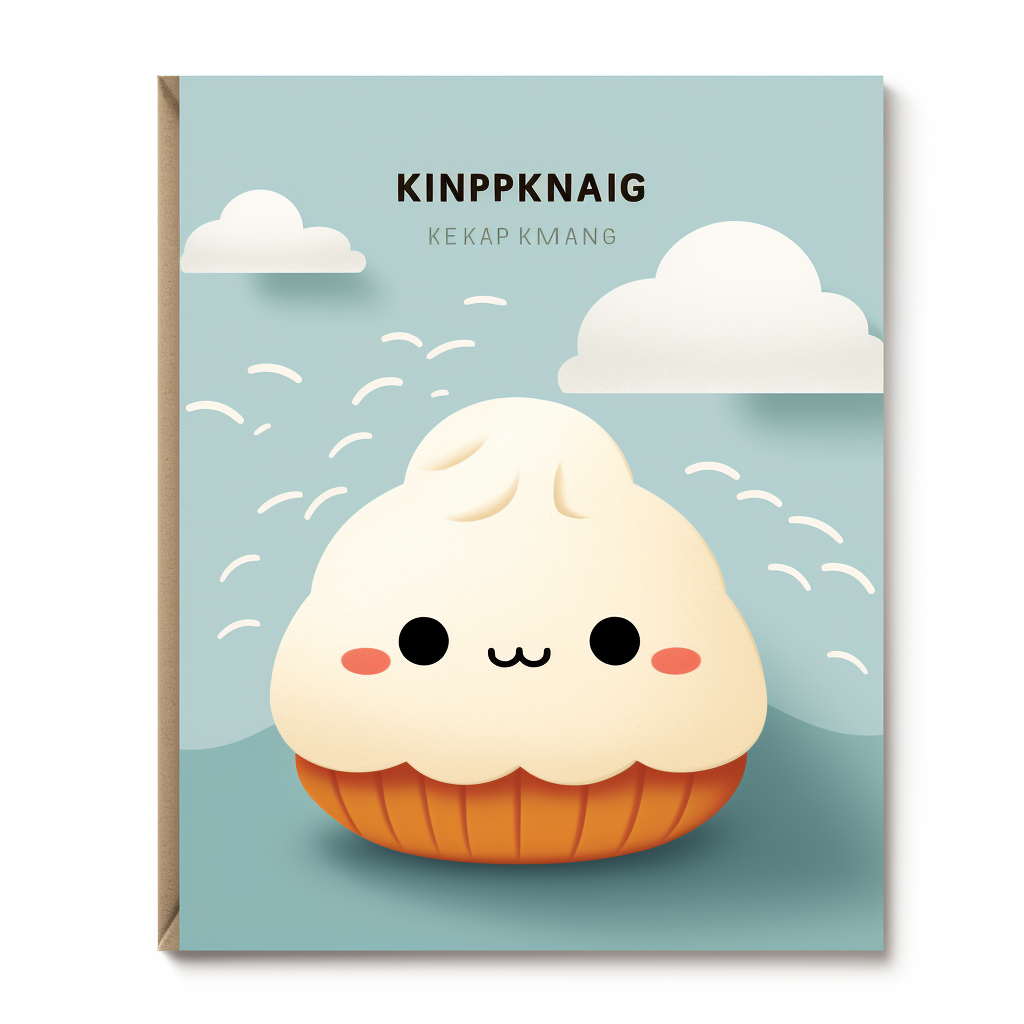 Kawaii dumpling birthday invitation image