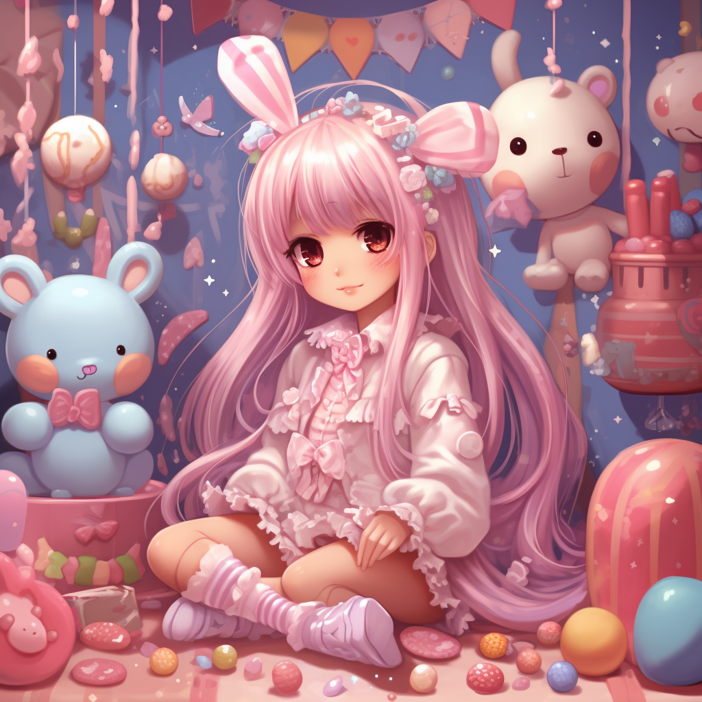 Adorable kawaii-themed image