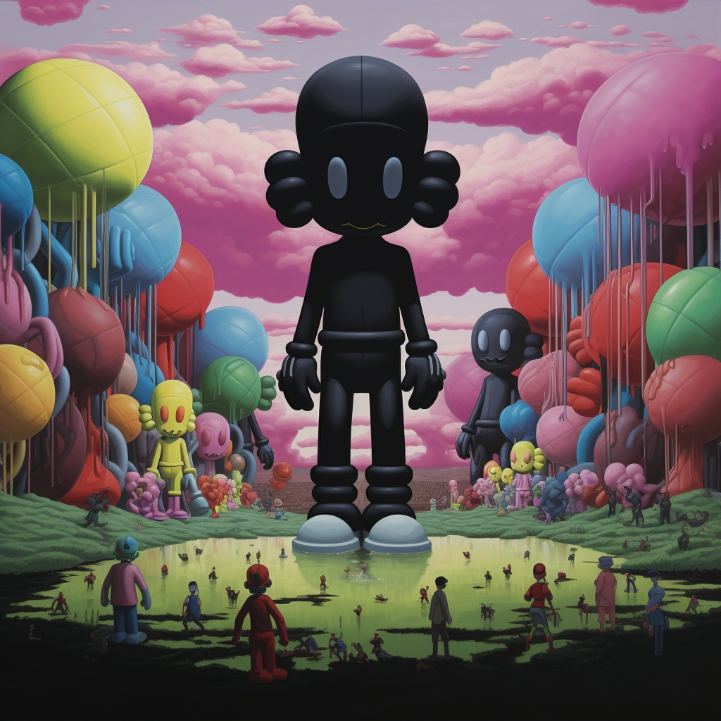 KAWS cross reality artwork