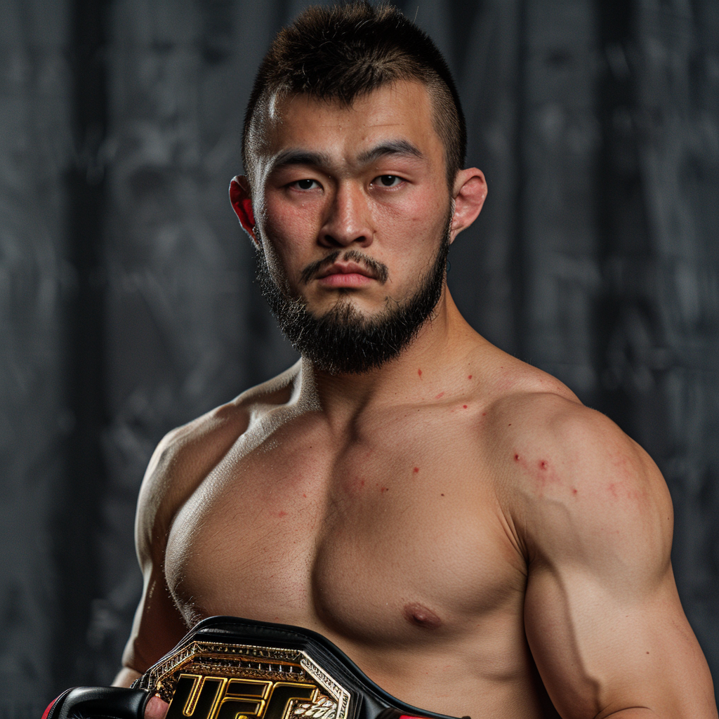 Kazakh man in UFC victory