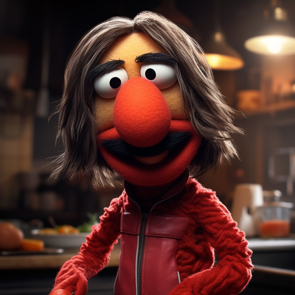 Keanu Reeves as a Muppet