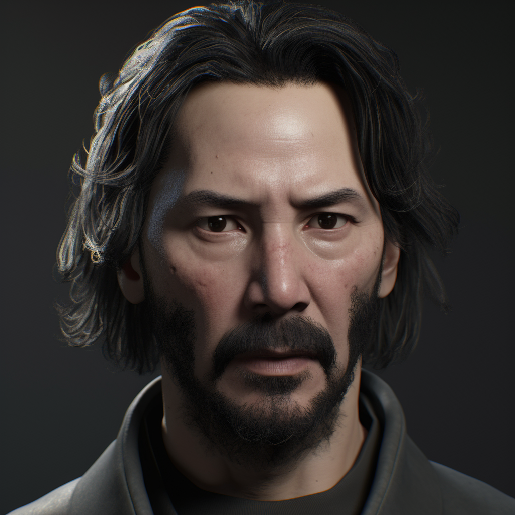 Keanu Reeves in All-Black Special Agent Gear