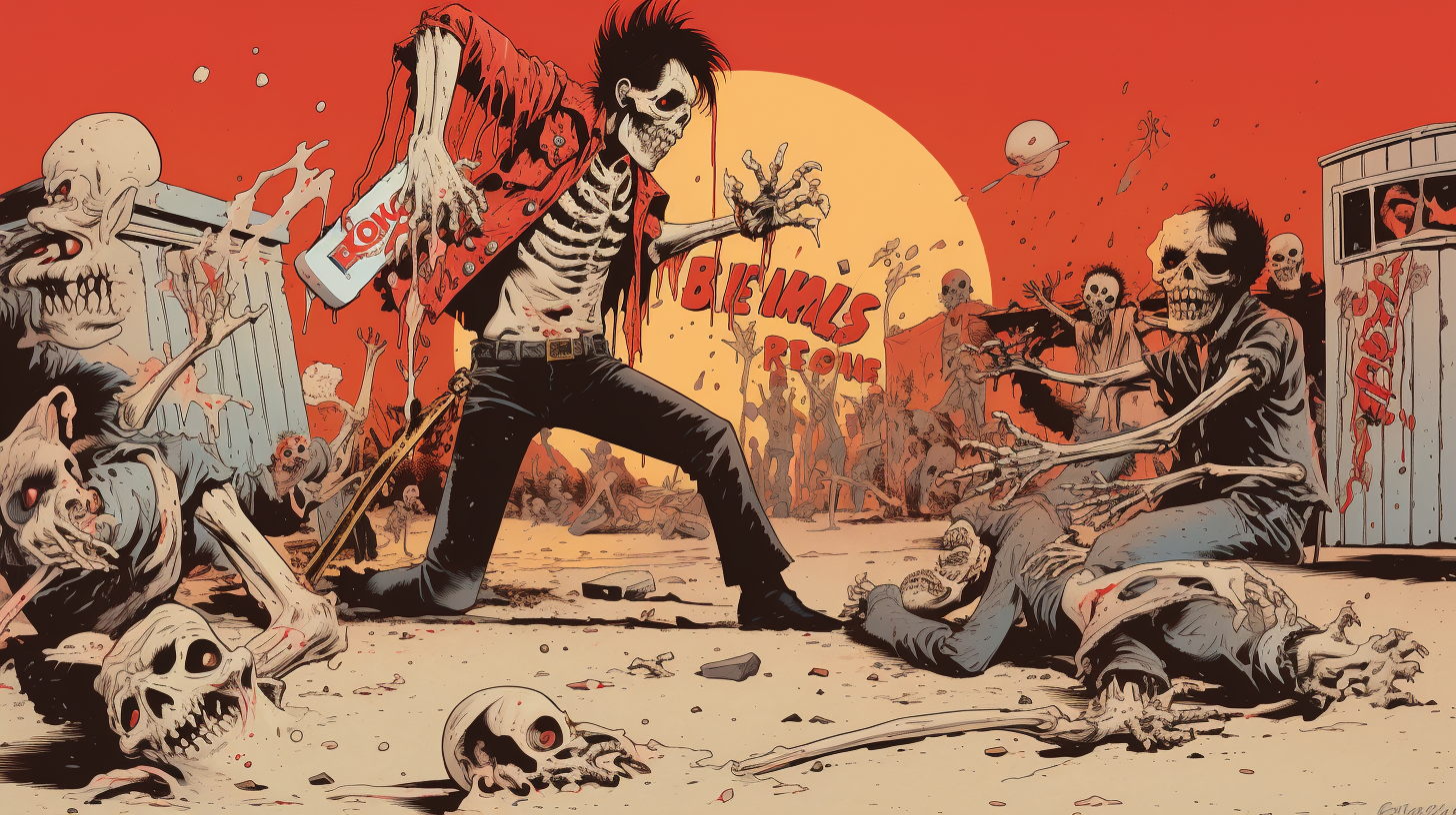 Kellogg's Zombie Elvis Frosties Comic Strip