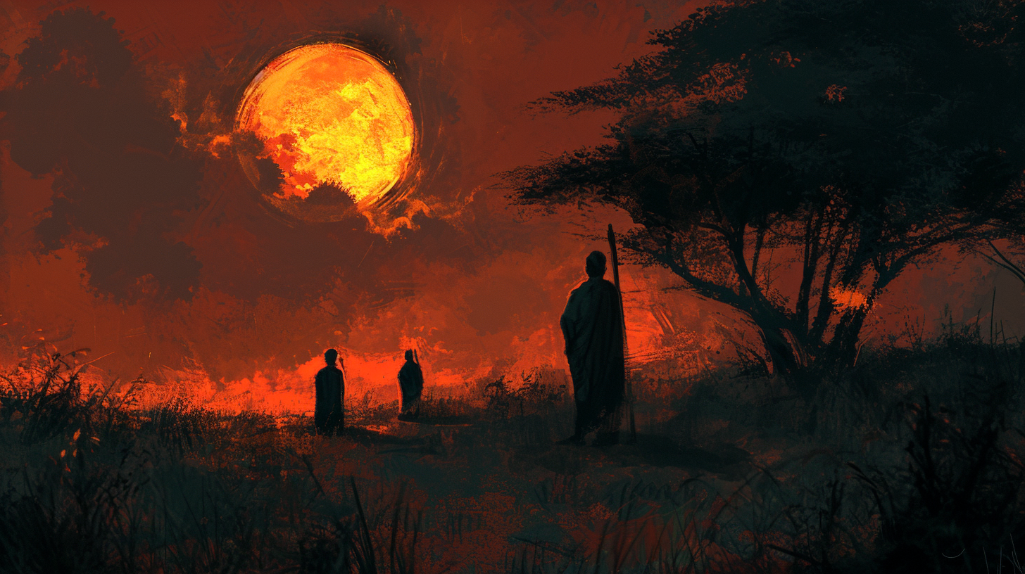 Kenyan digital art dark horror