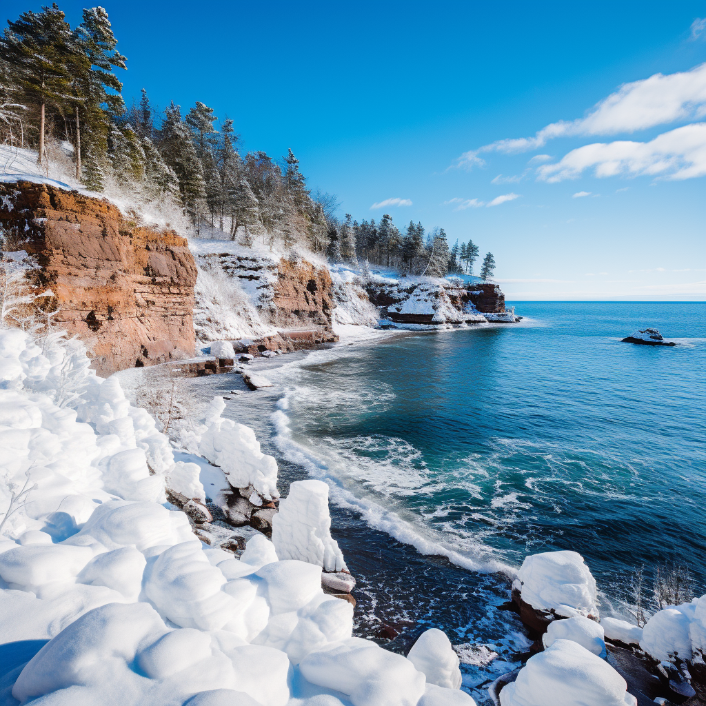 Winter attire on Keweenaw Peninsula