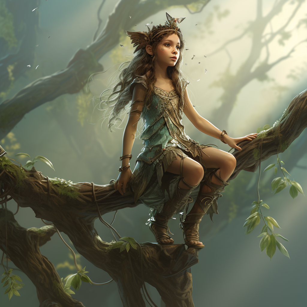 Kid Faerie on Branch