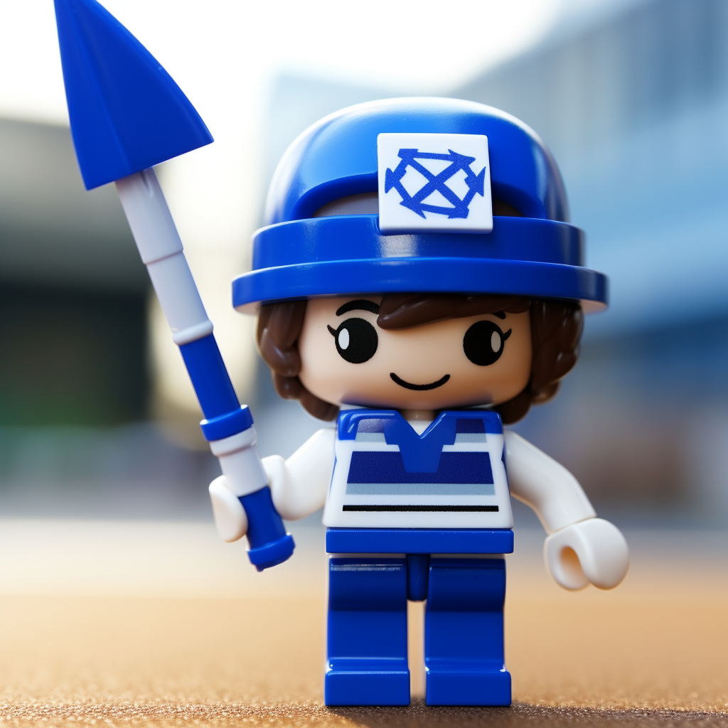 Kid playing with Playmobil and Israel flag