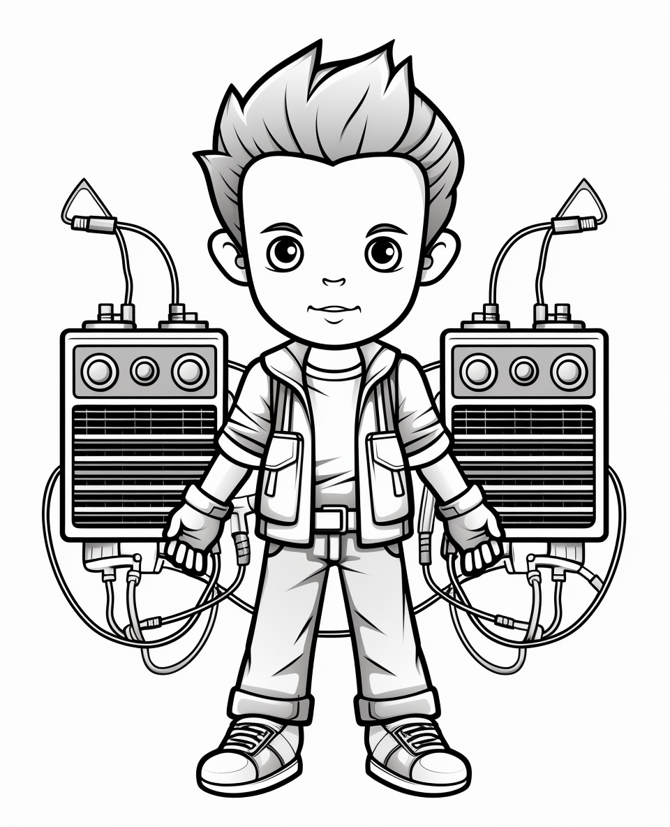 Stranger Things Eleven Powers Coloring Page