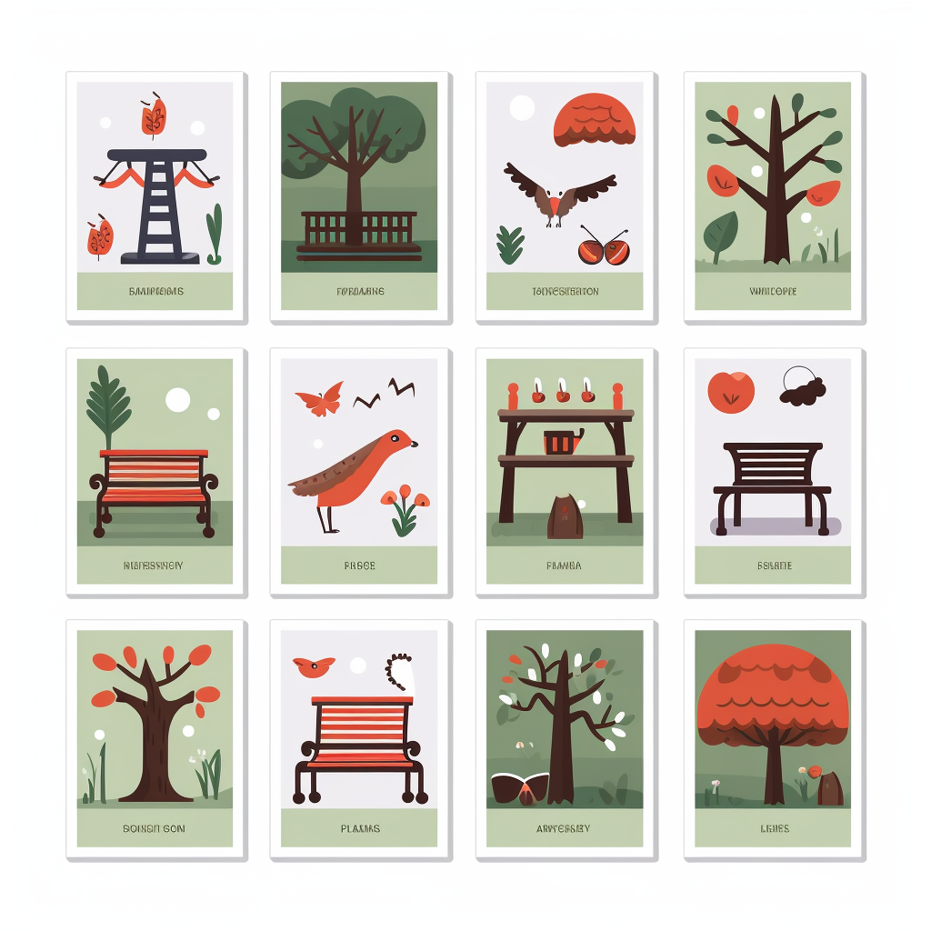 Scavenger Hunt Card Icons for Kids