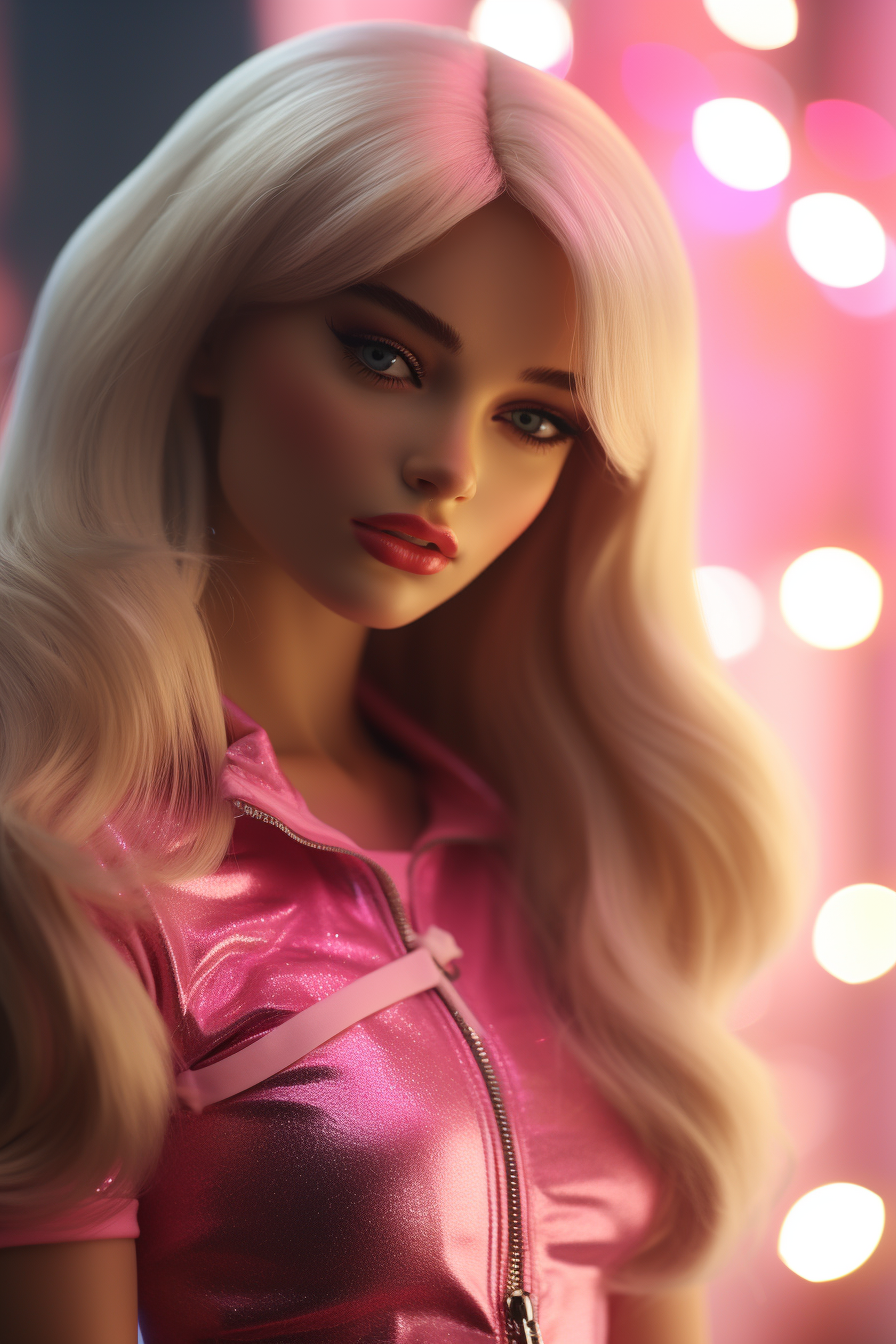 Kim Petras in Barbie film DVD grab  ??